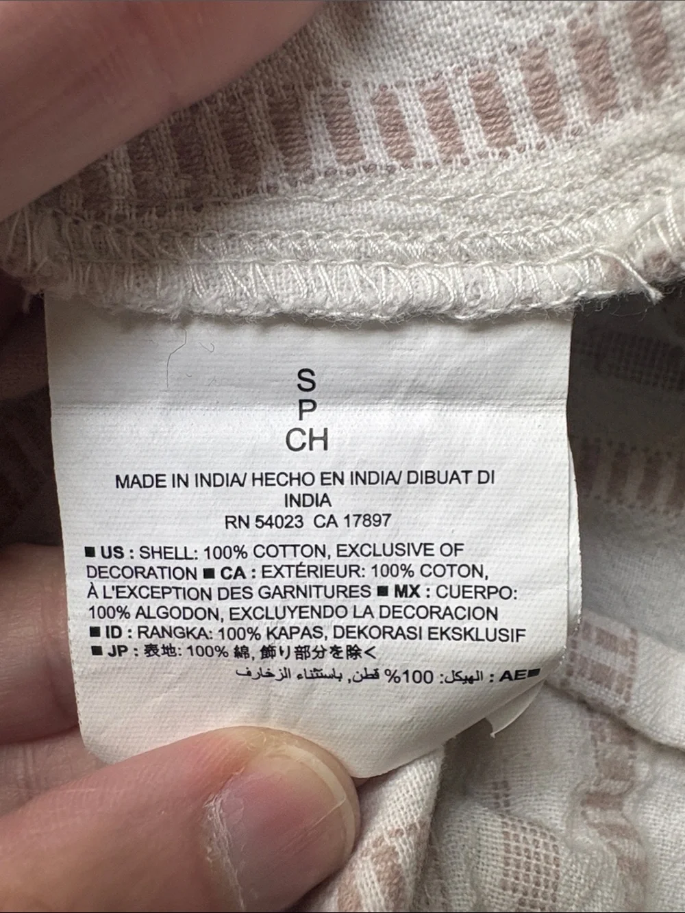 Old Navy Women’s Cream Striped Tie-Waist Skirt